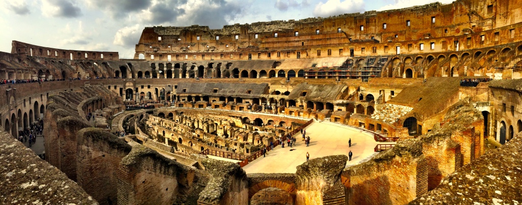Inside the Colosseum 