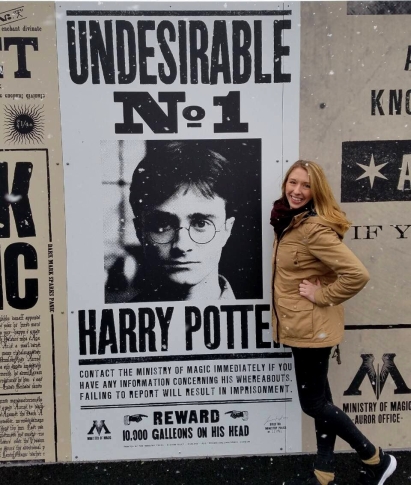 Undesirable #1 Poster outside the Harry Potter Studio 