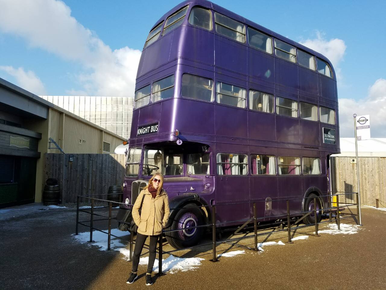 Knight Bus at the Harry Potter Studio Tour