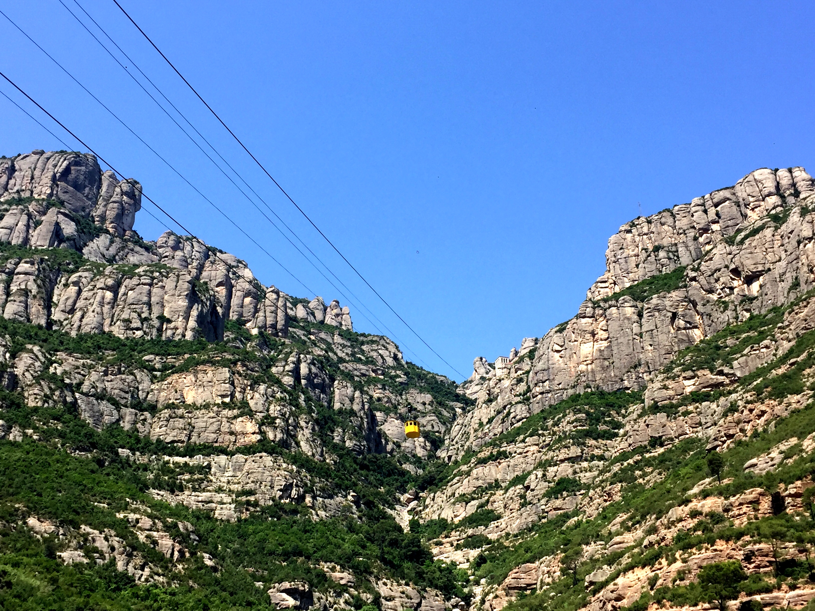 Cable Car to Montserrat Abbey