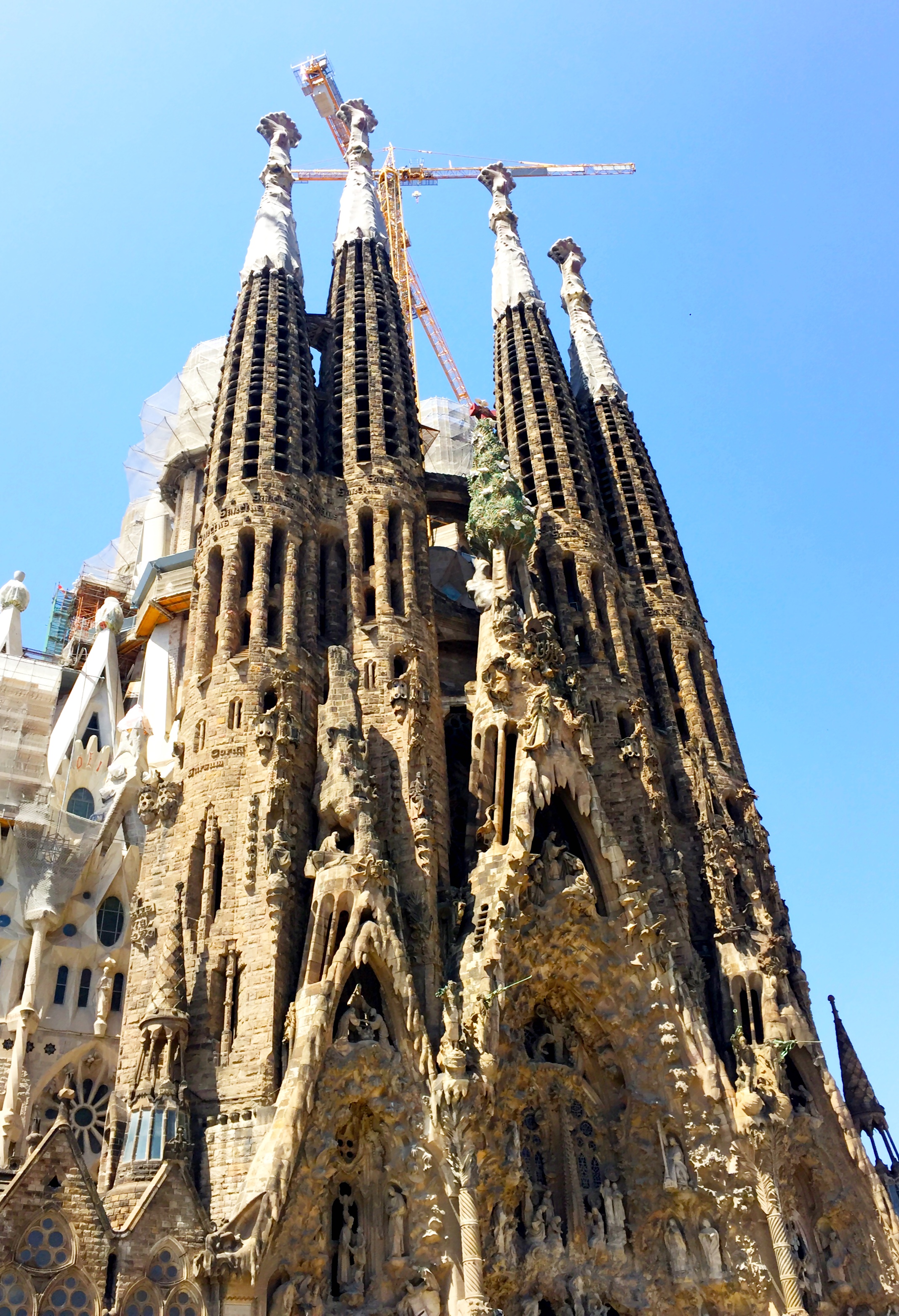 Top Gaudï sites in Barcelona: La Sagrada Familia