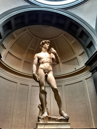 David Statue at the Galleria dell'Accademia