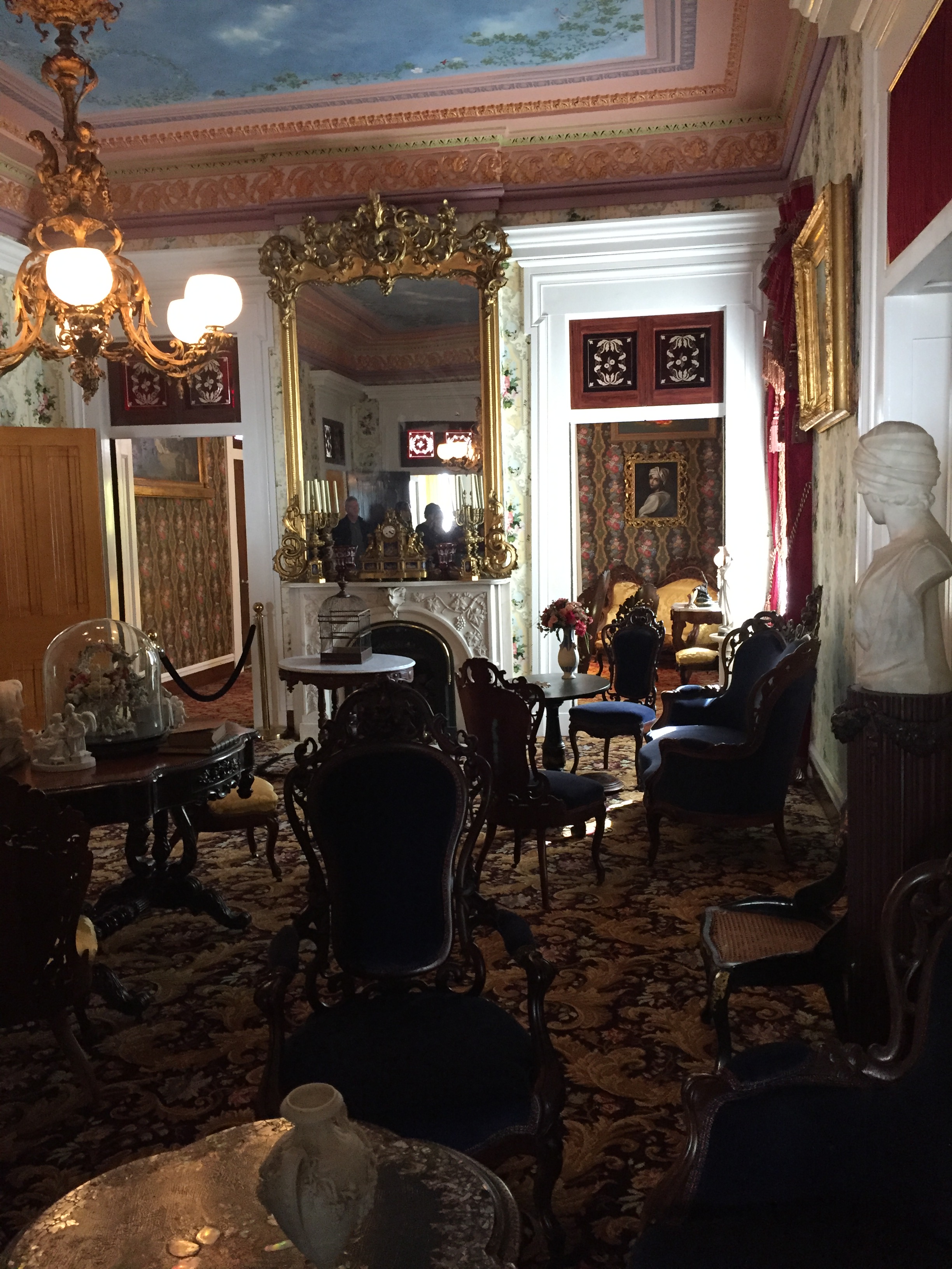 Inside Belmont Mansion in Nashville 
