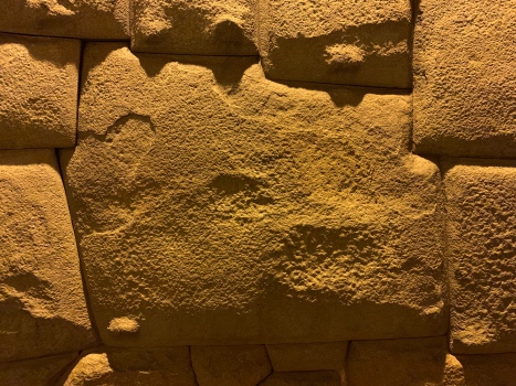 The 12 angled stone in Cusco Peru