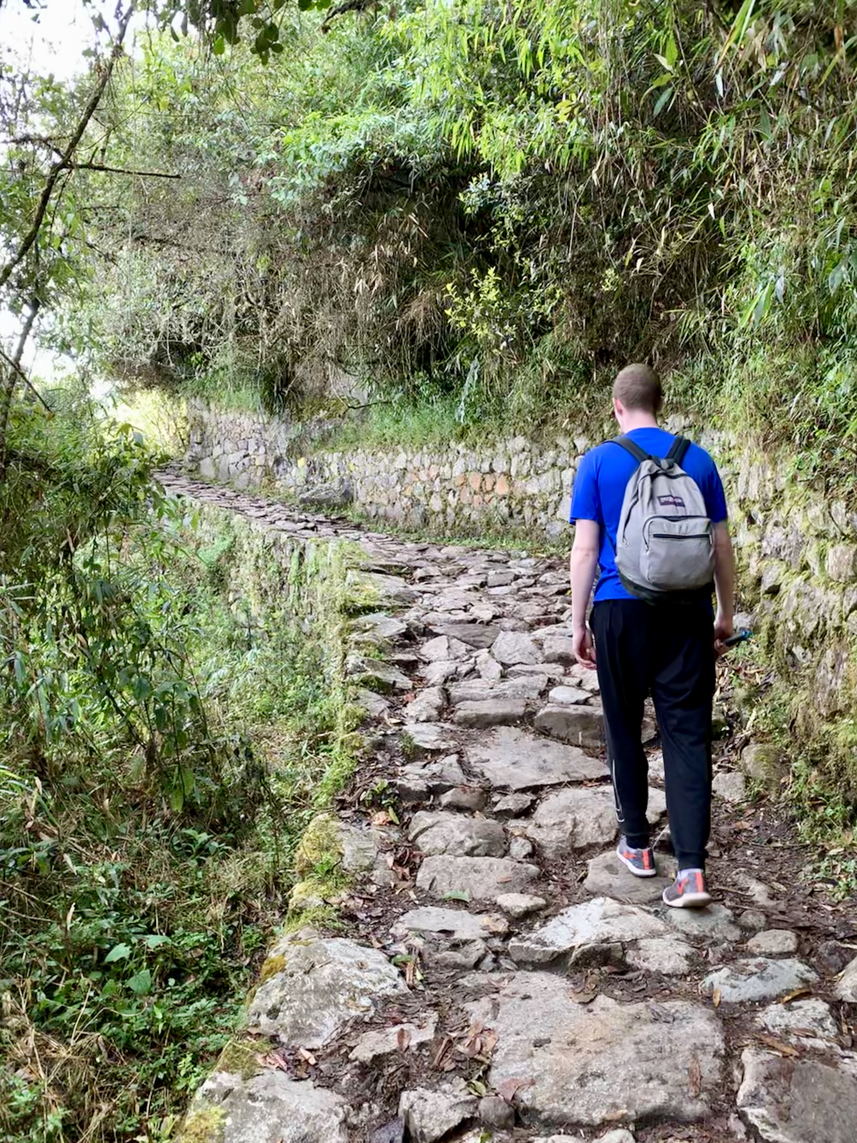 Hiking at Machu Picchu