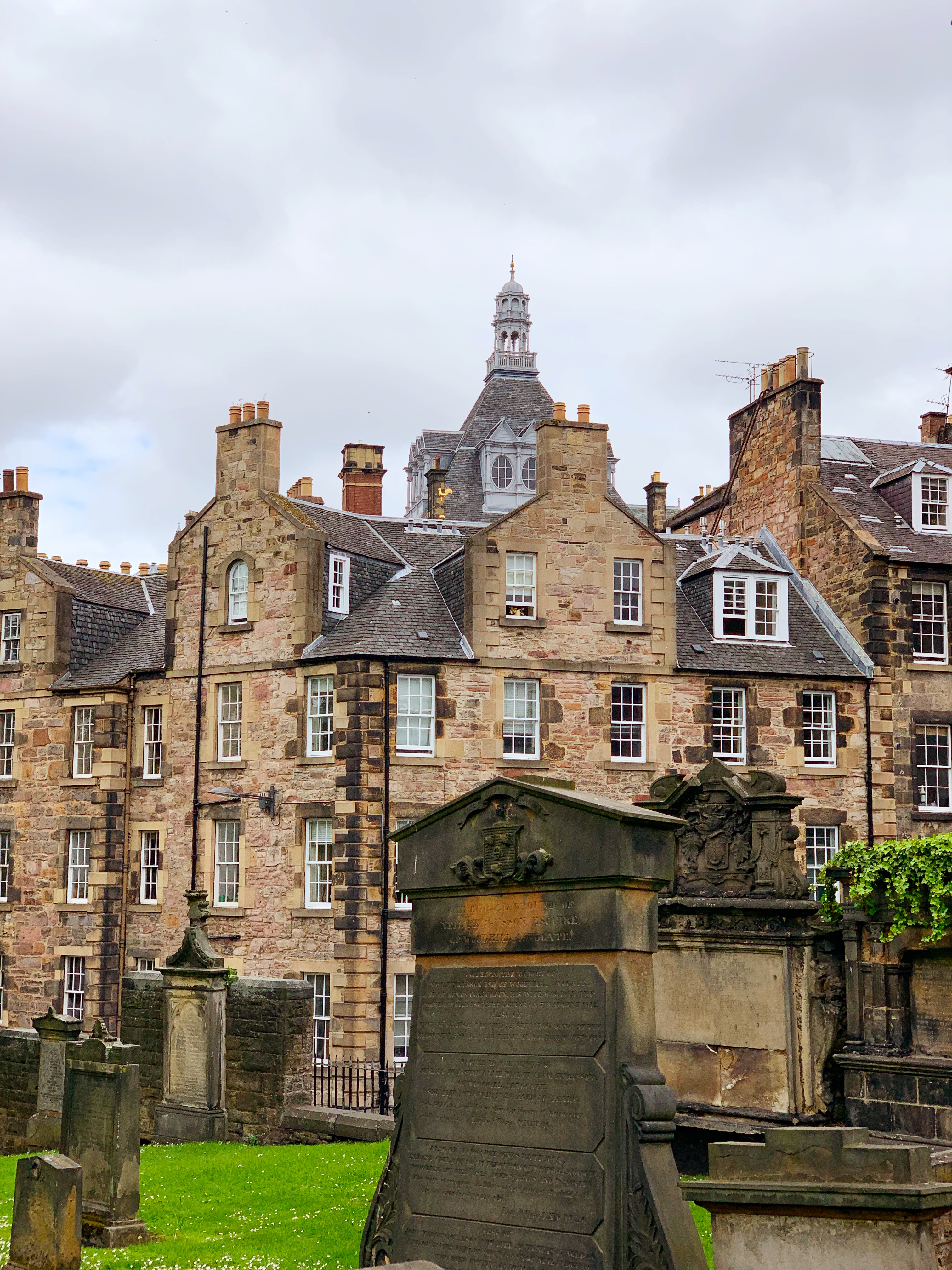 Greyfriars Kirkyard in Edinburgh, Scotland
