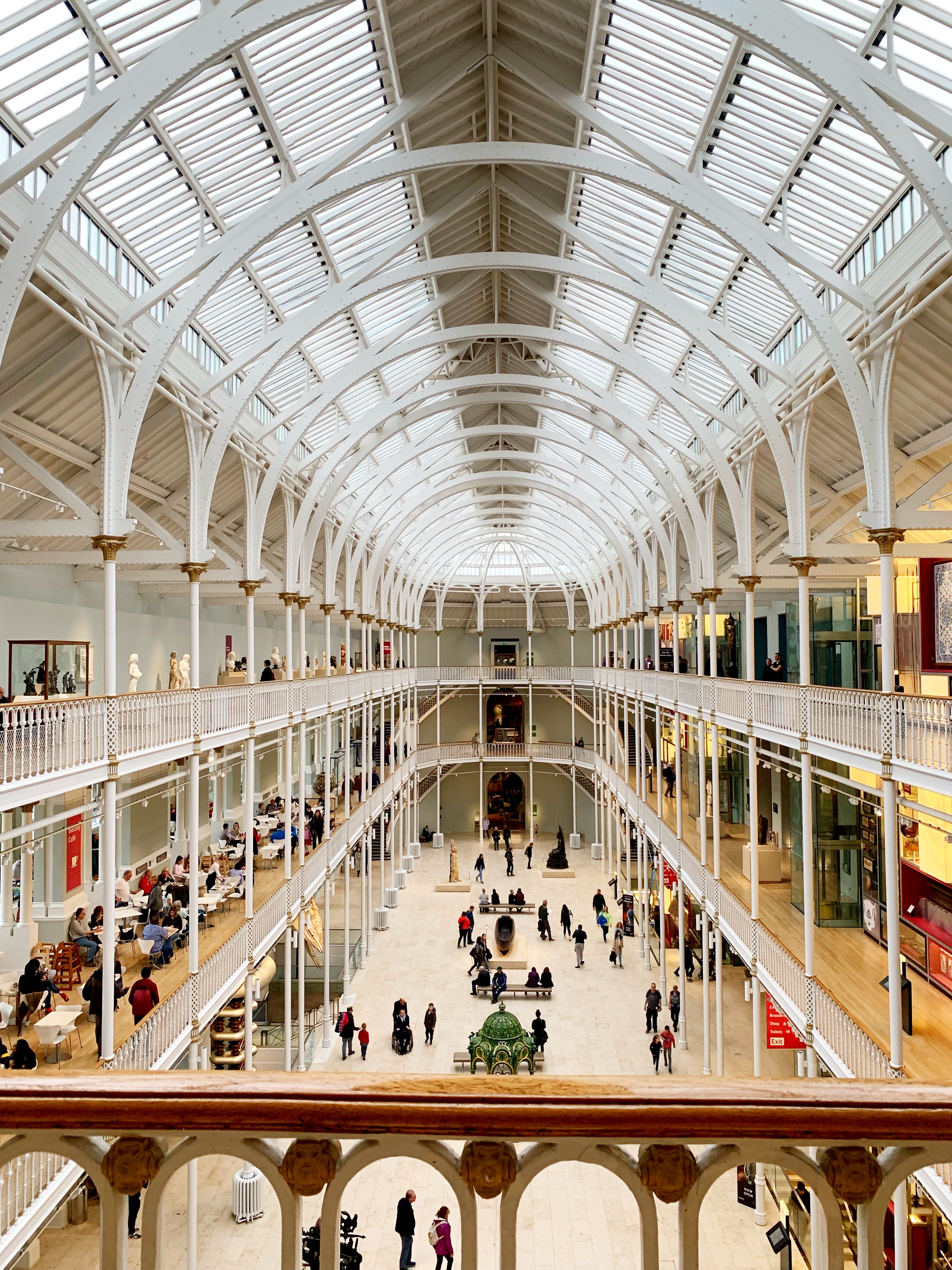 Inside the National Museum of Scotland