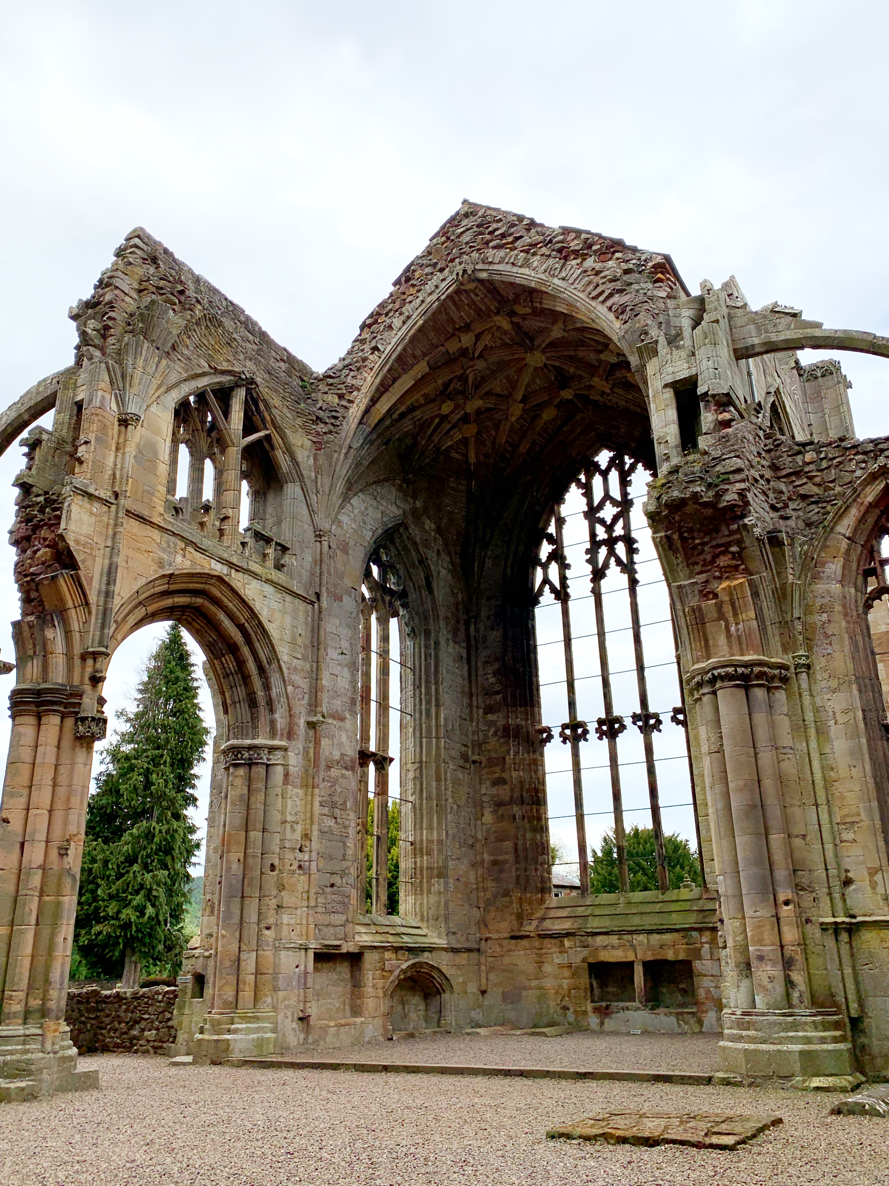 Melrose Abbey Ruins