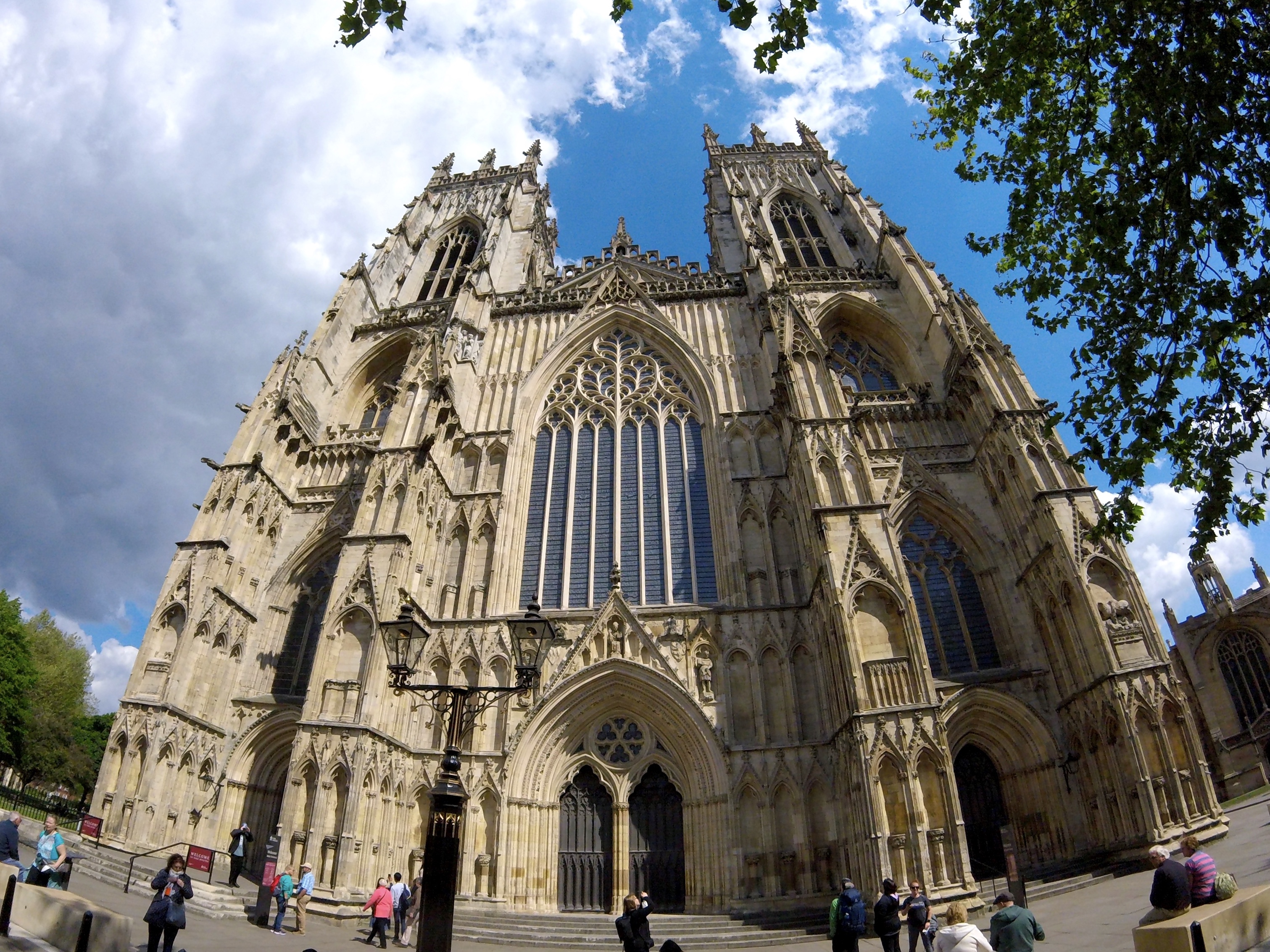 Front view of York Minster
