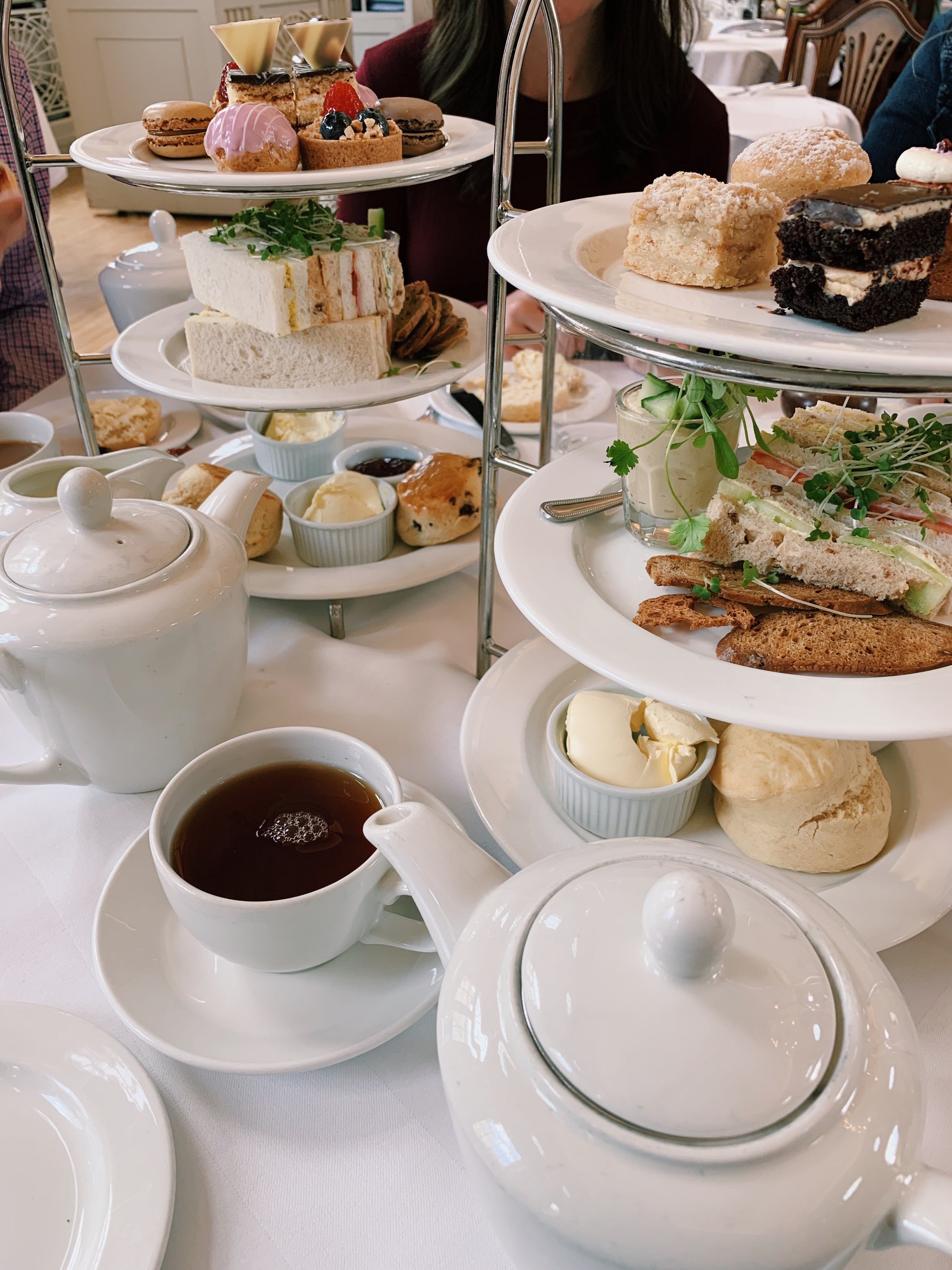 Afternoon Tea at the Pump House in Bath, England