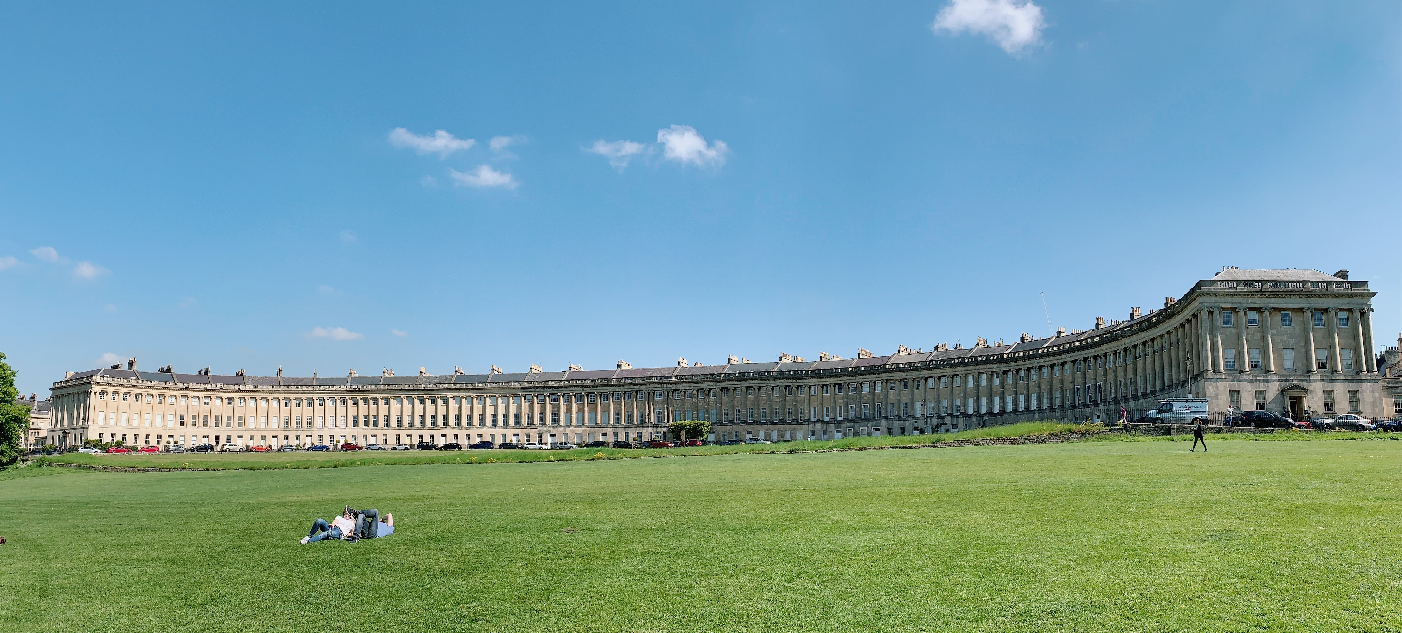 The Royal Crescent in Bath, England