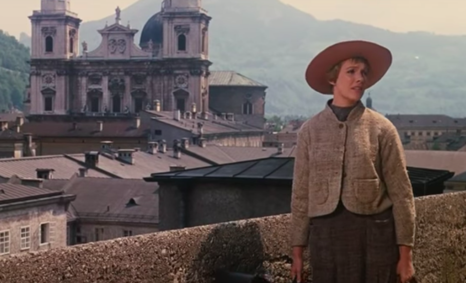 Sound of Music filming locations in downtown Salzburg