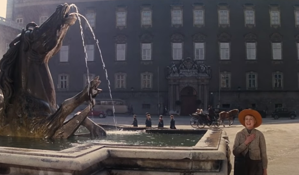 Sound of Music filming locations in downtown Salzburg